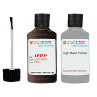 jeep cherokee luxury brown ptw touch up paint 2009 2020