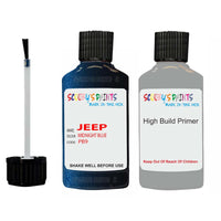 jeep cherokee midnight blue bb8 pb8 touch up paint 2003 2021