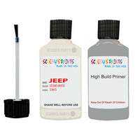 jeep grand cherokee stone white sw5 pw5 touch up paint 1996 2003