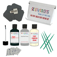 JAGUAR BRITISH RACING GREEN 2 Paint Code 2435/HIM/1DQ Touch Up Paint Repair Detailing Kit