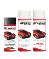 jaguar xfr carpathian storm grey aerosol spray car paint clear lacquer 2204 With primer anti rust undercoat protection