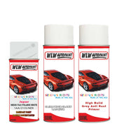 jaguar xf indus fuji polaris white aerosol spray car paint clear lacquer 2135 With primer anti rust undercoat protection