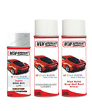 jaguar f type meribel white aerosol spray car paint clear lacquer 2249 With primer anti rust undercoat protection