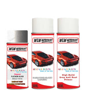 jaguar xj platinum silver aerosol spray car paint clear lacquer mdz With primer anti rust undercoat protection