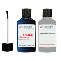 jaguar xj portofino blue code 2410 touch up paint with anti rust primer undercoat