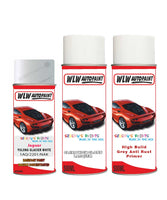 jaguar xfr yulong glacier white aerosol spray car paint clear lacquer 2201 With primer anti rust undercoat protection