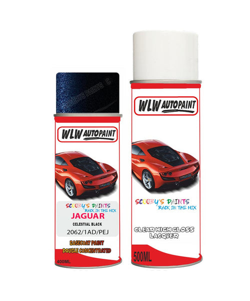 jaguar xfr celestial black aerosol spray car paint clear lacquer 2062Body repair basecoat dent colour