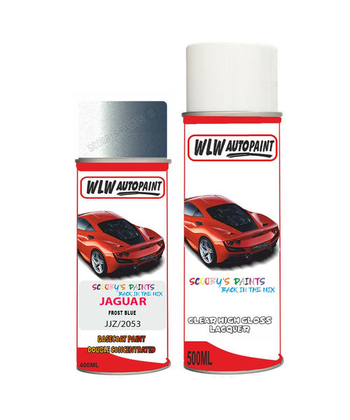 jaguar xf frost blue aerosol spray car paint clear lacquer jjzBody repair basecoat dent colour