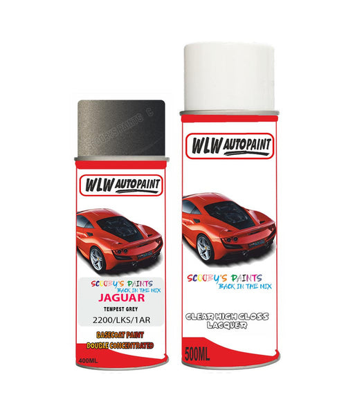 jaguar xf tempest grey aerosol spray car paint clear lacquer 2200Body repair basecoat dent colour