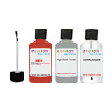 jeep wrangler bright mango v5 rv5 touch up paint 1995 1996 Primer undercoat anti rust protection