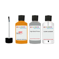 ScratchesHappen Touch Up Paint Kit For Jeep Dozer (PY5/KY5) - Exact-Match Paint + Clear Coat, Easy Scratch Repair