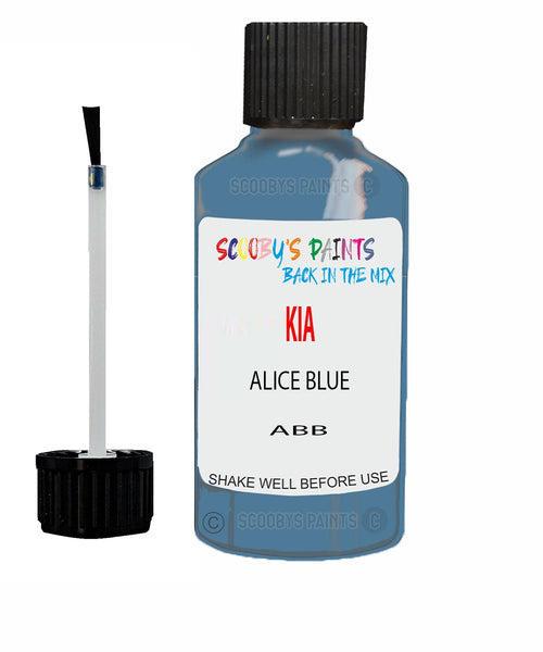 Paint For KIA picanto ALICE BLUE Code ABB Touch up Scratch Repair Pen