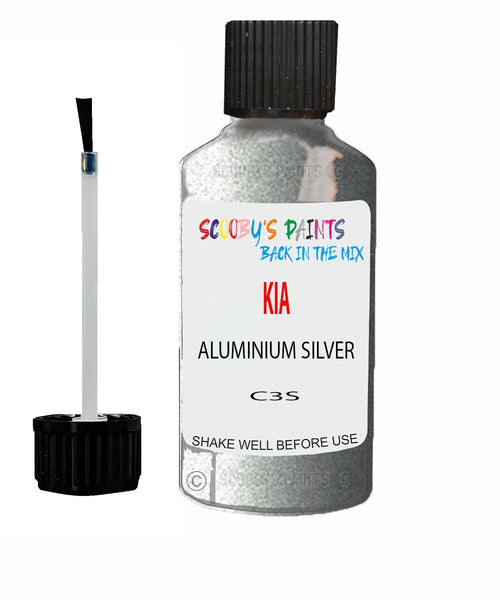 Paint For KIA optima ALUMINIUM SILVER Code C3S Touch up Scratch Repair Pen