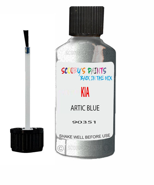 Paint For KIA spectra ARTIC BLUE Code 90351 Touch up Scratch Repair Pen