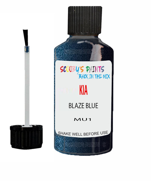 Paint For KIA sorento BLAZE BLUE Code MU1 Touch up Scratch Repair Pen