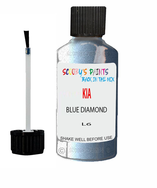 Paint For KIA carens BLUE DIAMOND Code L6 Touch up Scratch Repair Pen