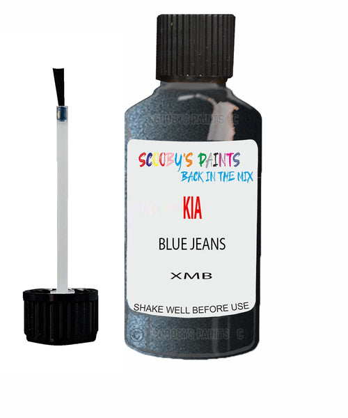 Paint For KIA sorento BLUE JEANS Code XMB Touch up Scratch Repair Pen