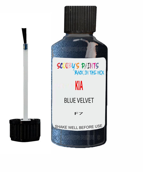 Paint For KIA carnival BLUE VELVET Code F7 Touch up Scratch Repair Pen