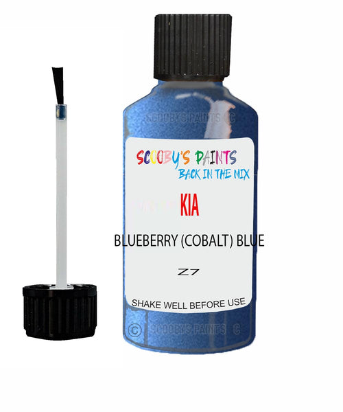 Paint For KIA sportage BLUEBERRY (COBALT) BLUE Code Z7 Touch up Scratch Repair Pen