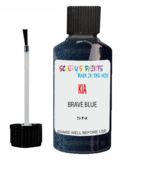 Paint For KIA sephia BRAVE BLUE Code B4 Touch up Scratch Repair Pen