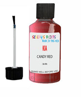 Paint For KIA Rio CANDY RED Code 3R Touch up Scratch Repair Pen