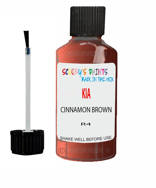 Paint For KIA Rio CINNAMON BROWN Code R4 Touch up Scratch Repair Pen