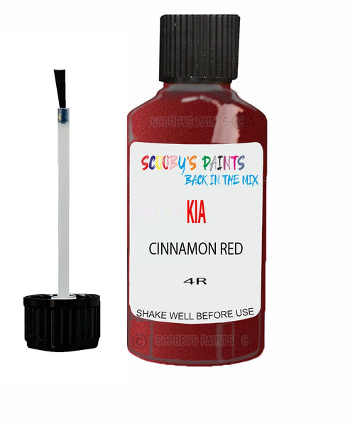 Paint For KIA carens GARNET RED Code 4R Touch up Scratch Repair Pen