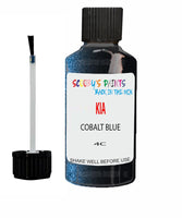 Paint For KIA picanto COBALT BLUE Code 4C Touch up Scratch Repair Pen