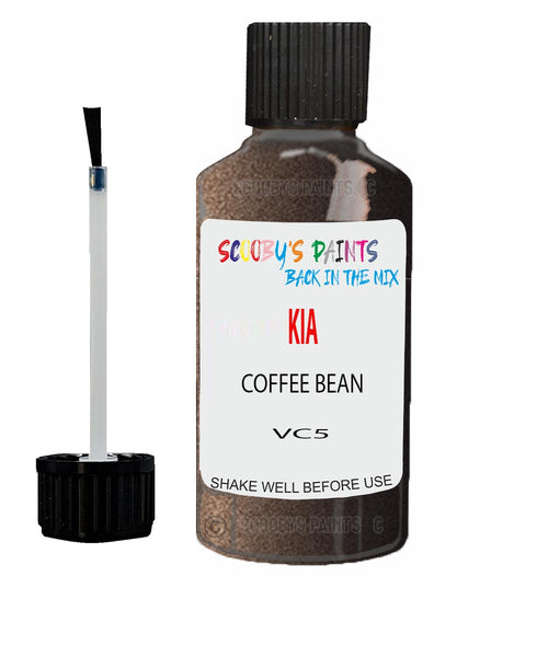 Paint For KIA Rio COFFEE BEAN Code VC5 Touch up Scratch Repair Pen