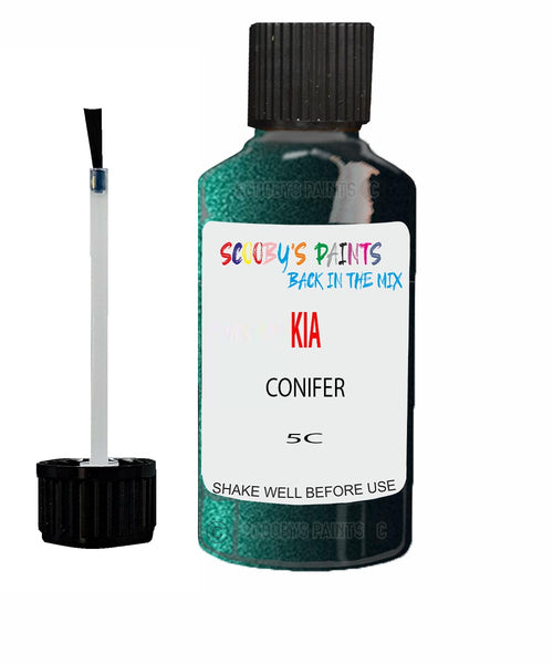Paint For KIA shuma CONIFER Code 5C Touch up Scratch Repair Pen