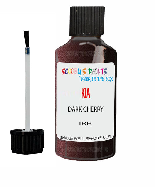Paint For KIA forte DARK CHERRY Code IRR Touch up Scratch Repair Pen