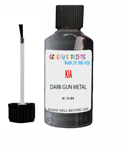 Paint For KIA ceed DARK GUN METAL Code E5B Touch up Scratch Repair Pen