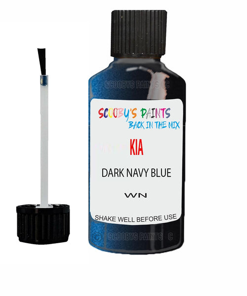 Paint For KIA spectra DARK NAVY BLUE Code WN Touch up Scratch Repair Pen
