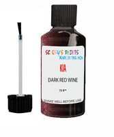 Paint For KIA optima DARK RED WINE Code 5P Touch up Scratch Repair Pen