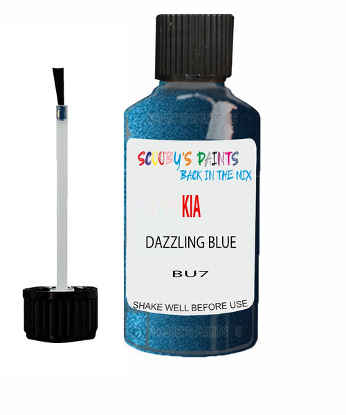 Paint For KIA picanto DAZZLING BLUE Code BU7 Touch up Scratch Repair Pen