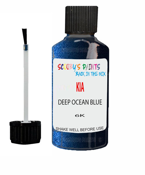 Paint For KIA optima DEEP OCEAN BLUE Code 6K Touch up Scratch Repair Pen