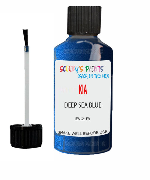 Paint For KIA forte DEEP SEA BLUE Code B2R Touch up Scratch Repair Pen