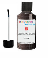 Paint For KIA Rio DEEP SIENNA BROWN Code SEN Touch up Scratch Repair Pen