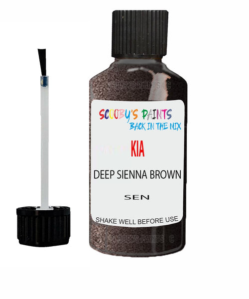 Paint For KIA stonic DEEP SIENNA BROWN Code SEN Touch up Scratch Repair Pen