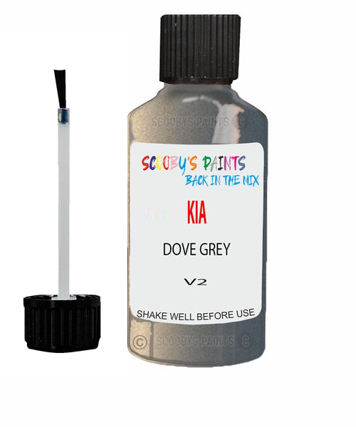 Paint For KIA sephia DOVE GREY Code V2 Touch up Scratch Repair Pen
