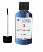 Paint For KIA Rio ELECTRONIC BLUE Code FBD Touch up Scratch Repair Pen