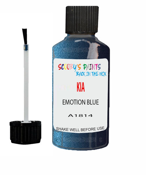 Paint For KIA spectra EMOTION BLUE Code A1814 Touch up Scratch Repair Pen