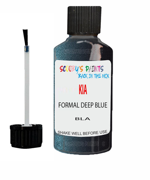 Paint For KIA Rio FORMAL DEEP BLUE Code BLA Touch up Scratch Repair Pen