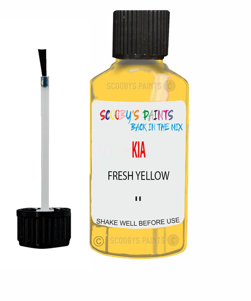 Paint For KIA picanto FRESH YELLOW Code II Touch up Scratch Repair Pen
