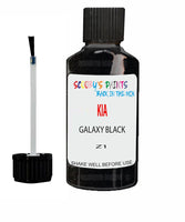 Paint For KIA picanto GALAXY BLACK Code Z1 Touch up Scratch Repair Pen