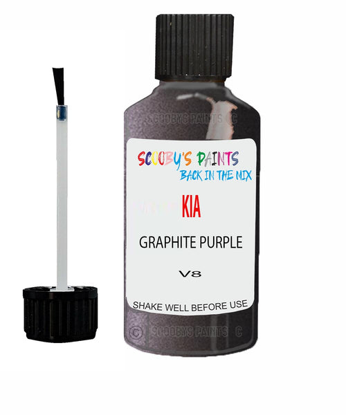 Paint For KIA sephia GRAPHITE PURPLE Code V8 Touch up Scratch Repair Pen