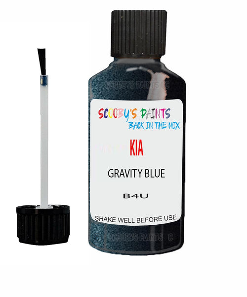 Paint For KIA forte GRAVITY BLUE Code B4U Touch up Scratch Repair Pen