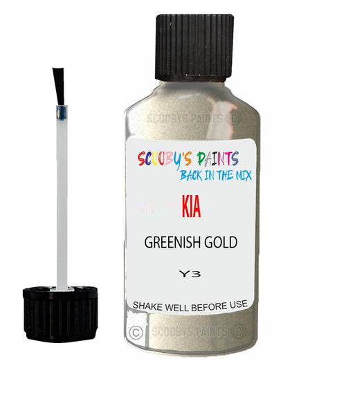 Paint For KIA sportage GREENISH GOLD Code Y3 Touch up Scratch Repair Pen