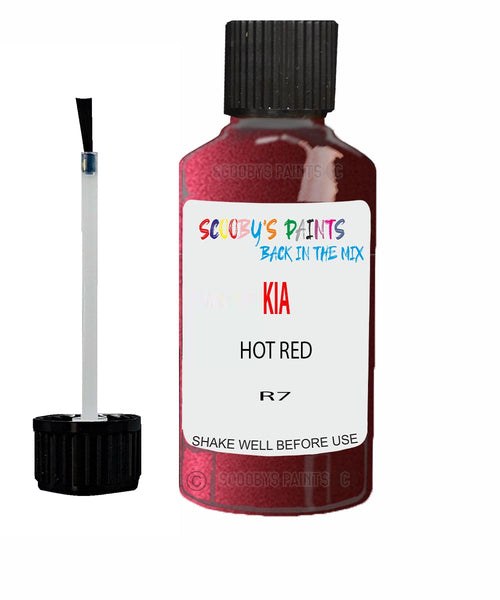 Paint For KIA sportage HOT RED Code R7 Touch up Scratch Repair Pen
