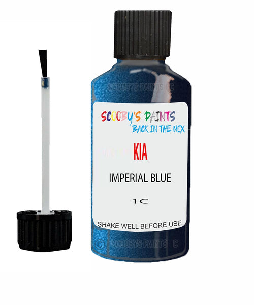 Paint For KIA spectra IMPERIAL BLUE Code 1C Touch up Scratch Repair Pen